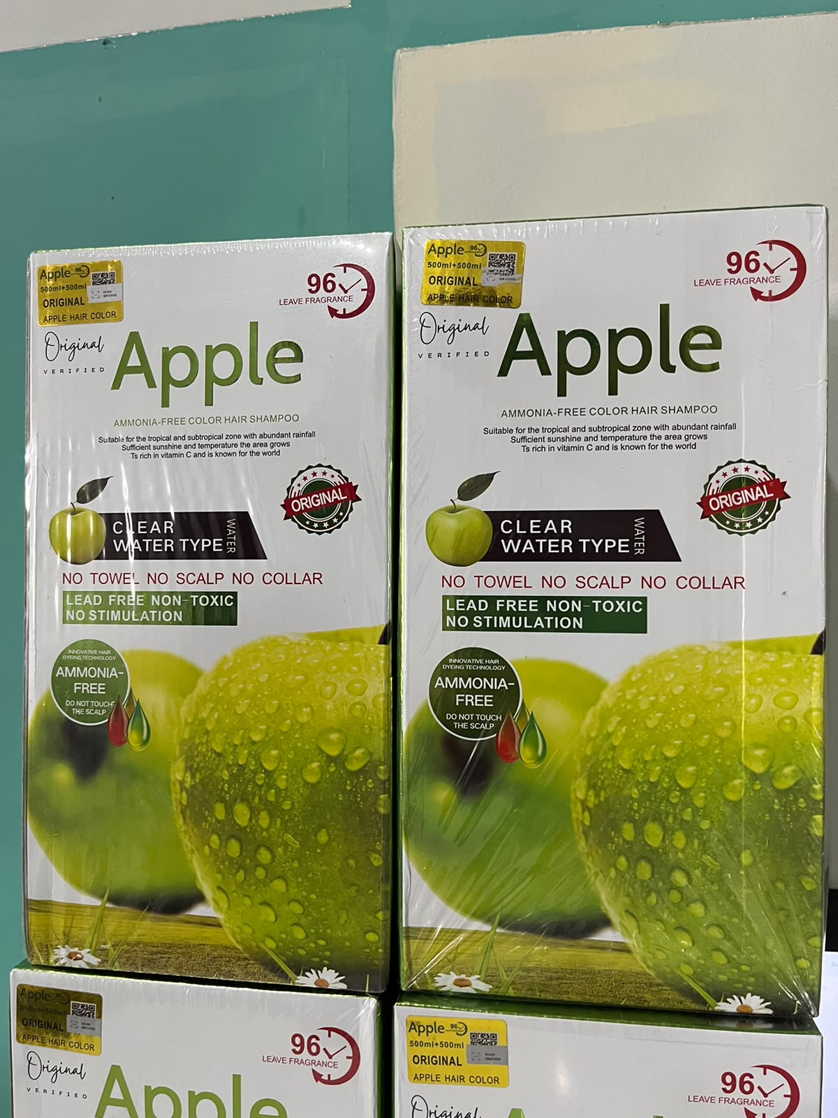 Original Apple Hair Color 96 | Ammonia-Free (2x 500ml)